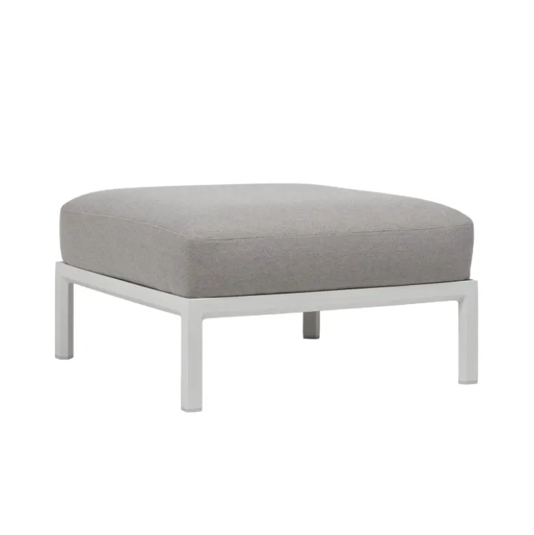 Maximo Pouf de jardin en polypropylène et tissu