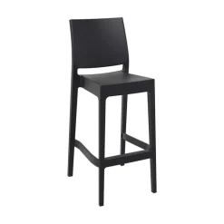 Maya Tabouret de bar empilable en polypropylène