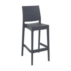 Maya Tabouret de bar empilable en polypropylène