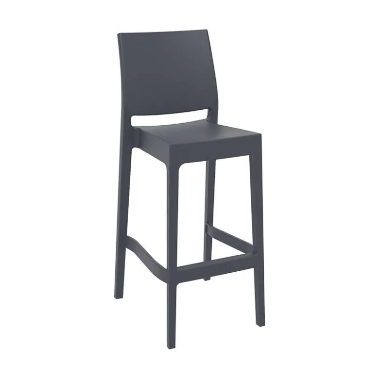 Maya Tabouret de bar empilable en polypropylène