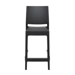 Maya Tabouret snack moderne empilable en polypropylène
