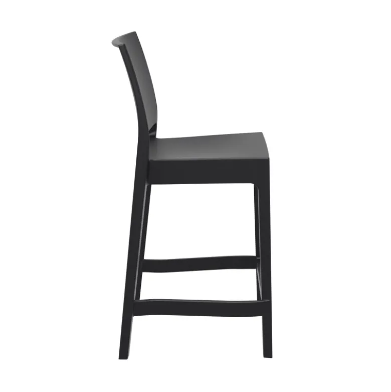 Maya Tabouret snack moderne empilable en polypropylène