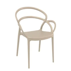 Mila Fauteuil de jardin design en polypropylène