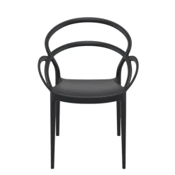 Mila Fauteuil de jardin design en polypropylène