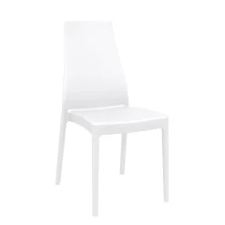 Miranda Chaise empilable en polypropylène
