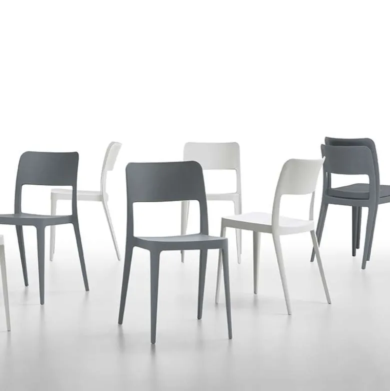 Nené Midj® Chaise moderne en polypropylène