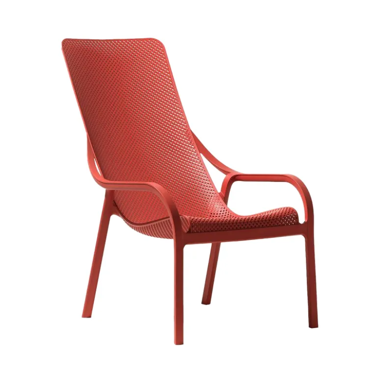 Net Lounge Fauteuil lounge design en polypropylène recyclable