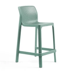 Net Tabouret haut empilable en polypropylène