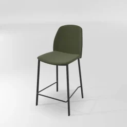 Olivia Tabouret snack moderne en tissu