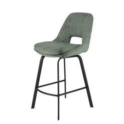 OlivierTabouret snack en tissu avec pieds en métal
