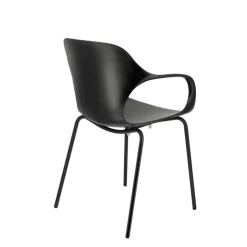 OPS ! Connubia© Fauteuil design italien empilable en polypropylène avec pieds en métal