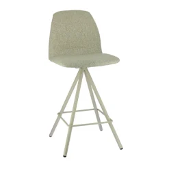 Osaka Tabouret snack moderne en tissu et pieds métal