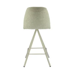 Osaka Tabouret snack moderne en tissu et pieds métal