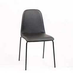 Pandora Chaise moderne rembourrée avec pieds métal