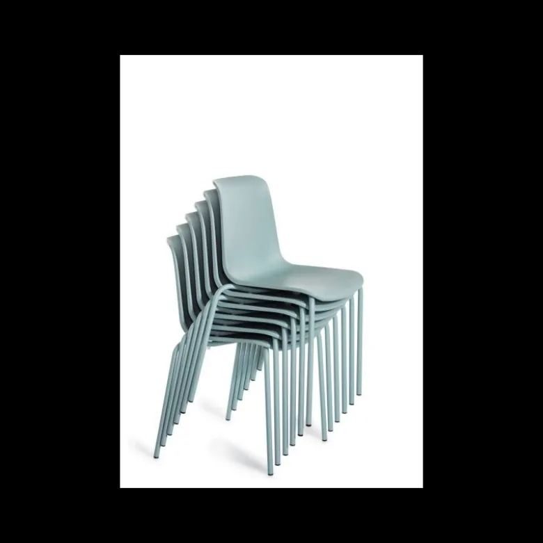 Paris Chaise empilable en polypropylène et métal