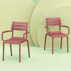 Paris Fauteuil moderne empilable en polypropylène