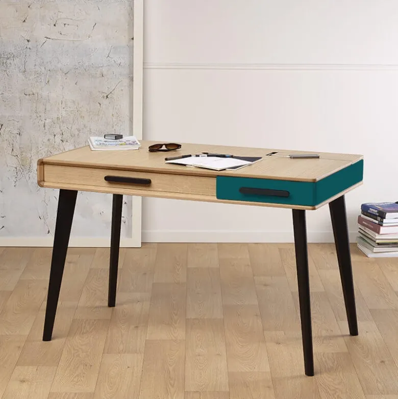 Paul Bureau en bois avec tiroirs