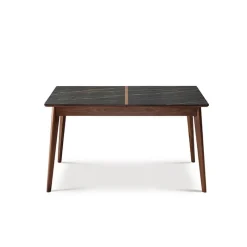 Paul Table extensible en bois et en céramique