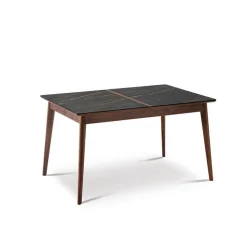 Paul Table extensible en bois et en céramique