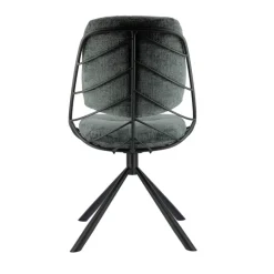 PaulineChaise design confortable pivotante en tissu