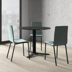 Peliccan Table ronde snack moderne en céramique