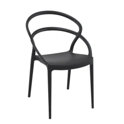 Pia Chaise de jardin tendance empilable en polypropylène
