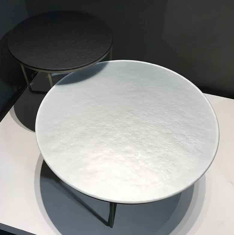 Piktor Sovet Table basse ronde en verre