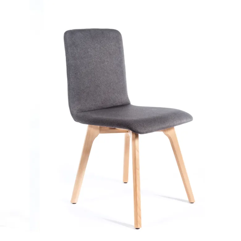 Plaza diamant Chaise de séjour moderne en tissu dos matelassé