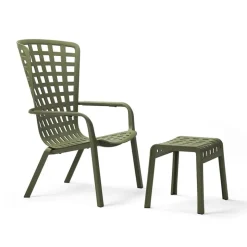 Poggio Tabouret bas design empilable en polypropylène