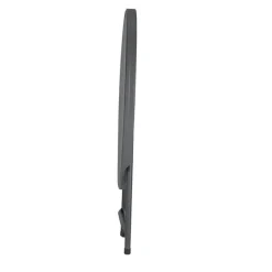 PraxisTable pliante ronde gris foncé