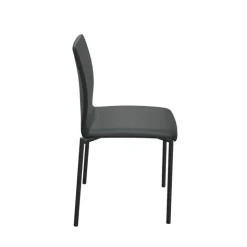 Pro'G Chaise moderne en métal et simili