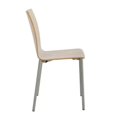 Pro's Chaise moderne en métal et stratifié