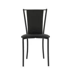 Reina Chaise de cuisine contemporaine en métal et simili