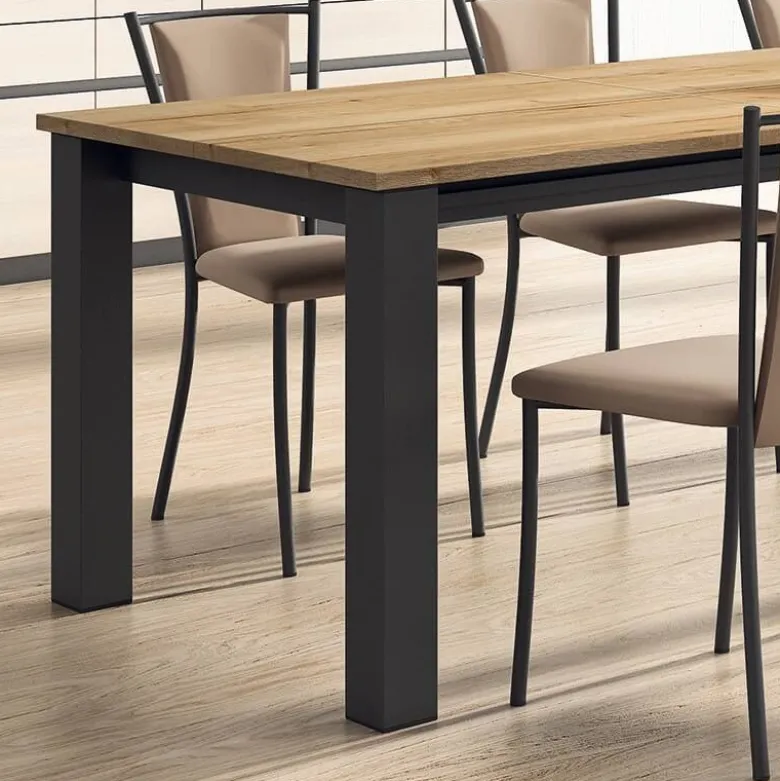 Reina Chaise de cuisine contemporaine en métal et simili