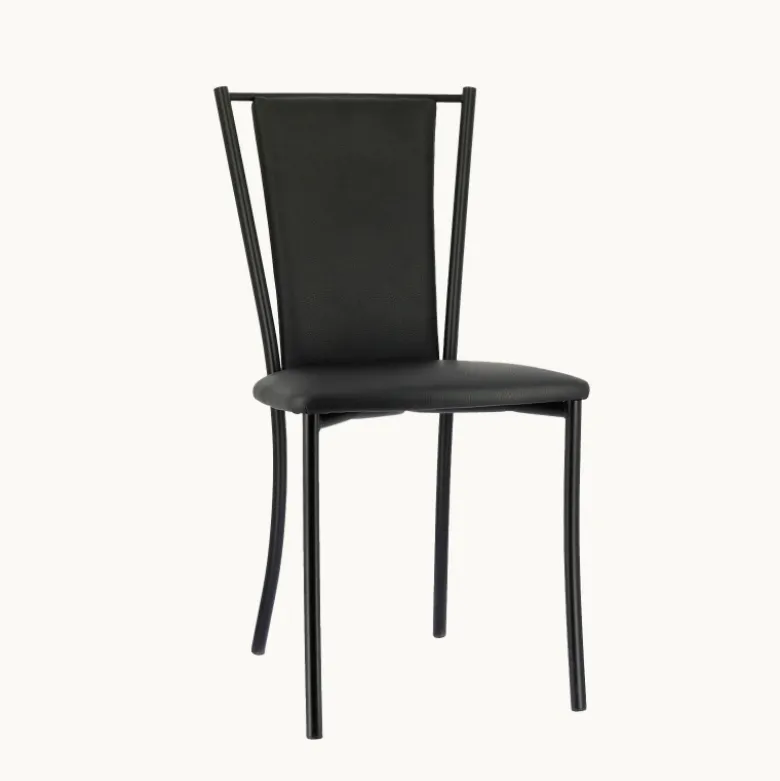 Reina Chaise de cuisine contemporaine en métal et simili
