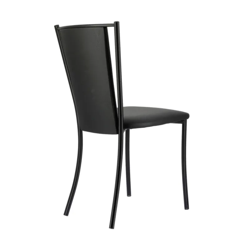 Reina Chaise de cuisine contemporaine en métal et simili