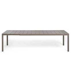 Rio Table de jardin extensible en polypropylène DurelTop et aluminium