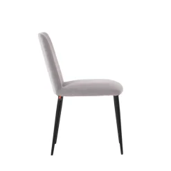 Rob C03 Mobitec® Chaise de salle à manger en tissu et métal