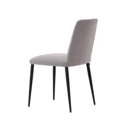 Rob C03 Mobitec® Chaise de salle à manger en tissu et métal