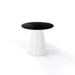 Roller H55 Table d'appoint ronde design italien à pied central