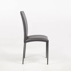 Roma Chaise contemporaine italienne dos matelassé
