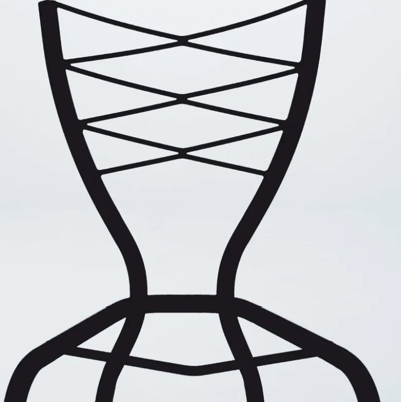 Romance Carrier® Chaise de cuisine fabriquée en France en synthétique et métal