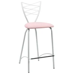 Romance Carrier® Tabouret snack contemporain en synthétique et métal
