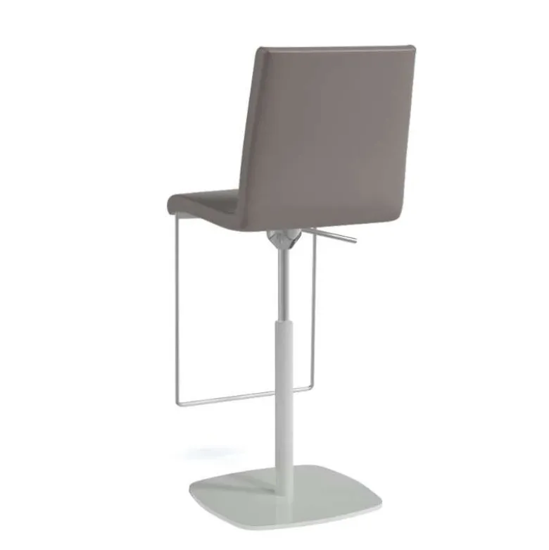Sherpa Tabouret en simili réglable en hauteur et pivotant rembourré