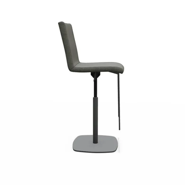 Sherpa Tabouret haut réglable et pivotant en tissu fabriqué en Belgique