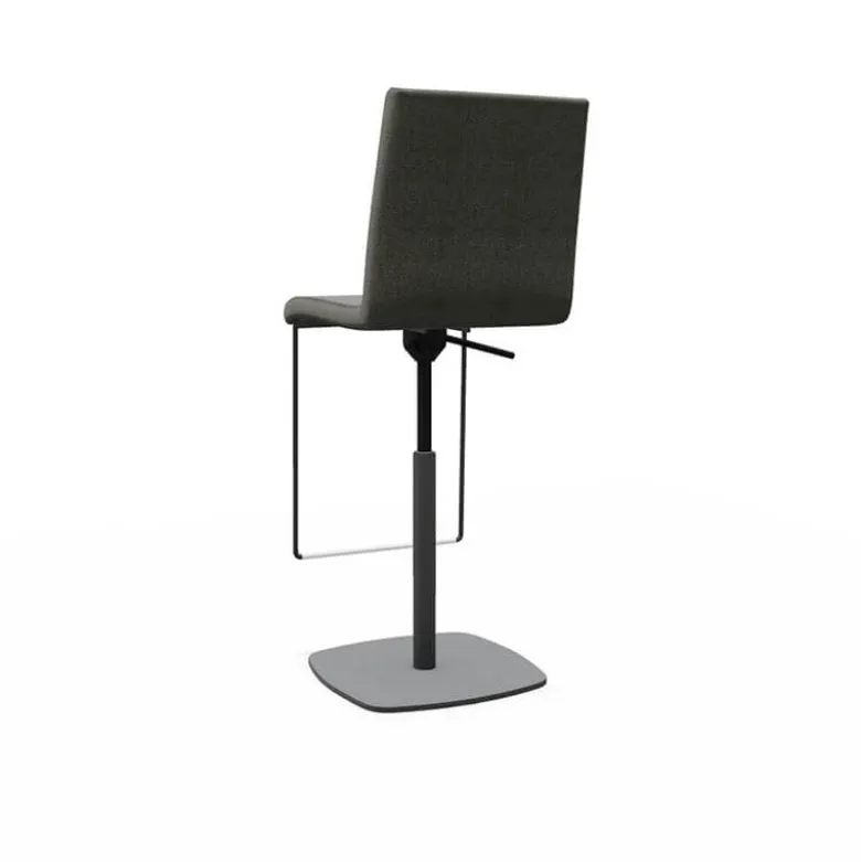 Sherpa Tabouret haut réglable et pivotant en tissu fabriqué en Belgique