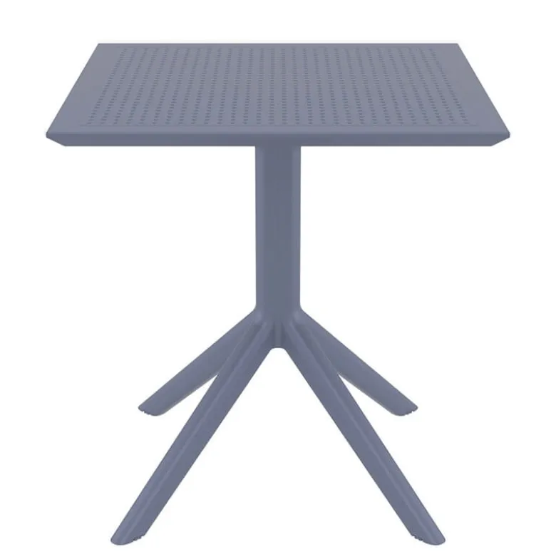 Sky Petite table carrée en résine