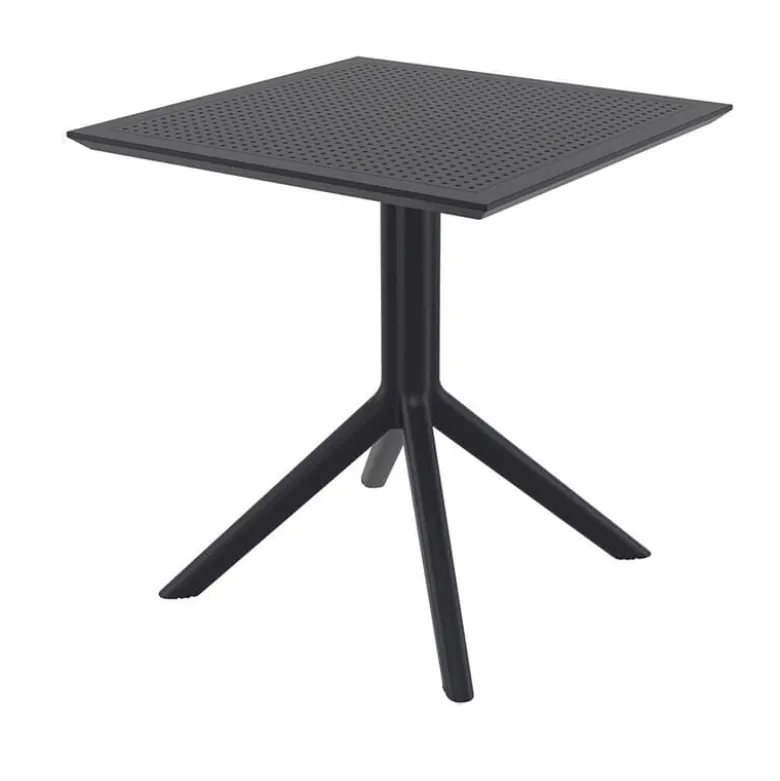 Sky Petite table carrée en résine
