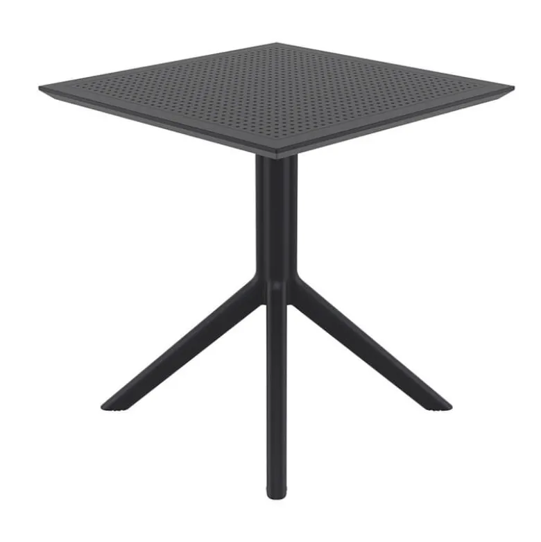Sky Petite table carrée en résine
