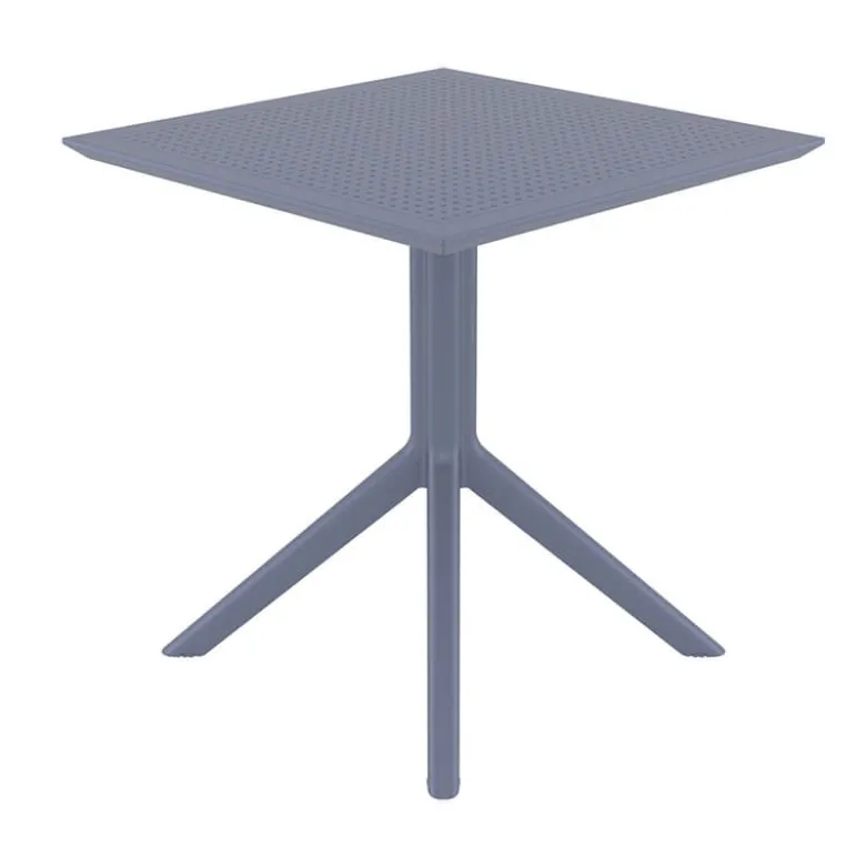 Sky Petite table carrée en résine